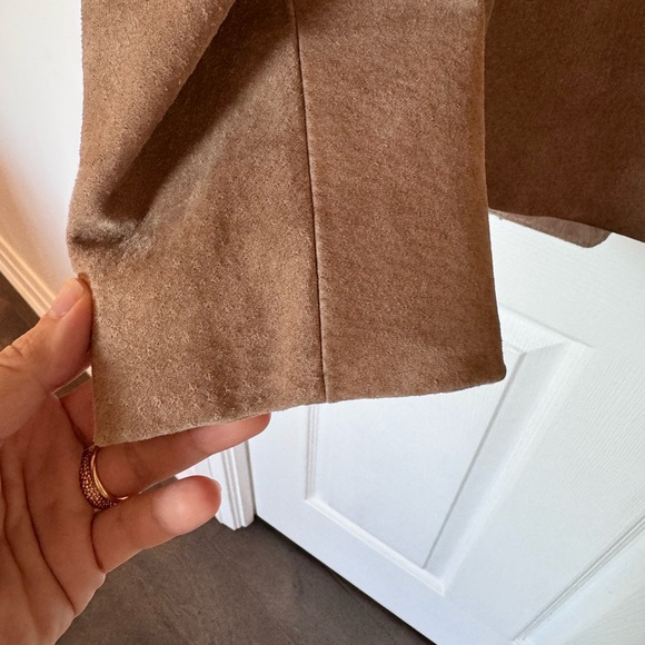 Light Brown Suede Blazer Vintage Small Excellent Condition - Picture 6 of 7